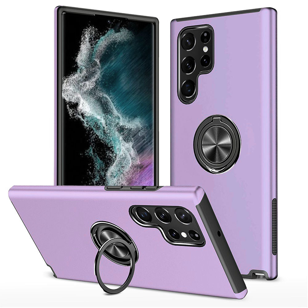 Étui hybride magnétique avec anneau invisible pour Samsung Galaxy S24 Ultra Étui hybride magnétique avec anneau invisible pour Samsung Galaxy S24 Ultra